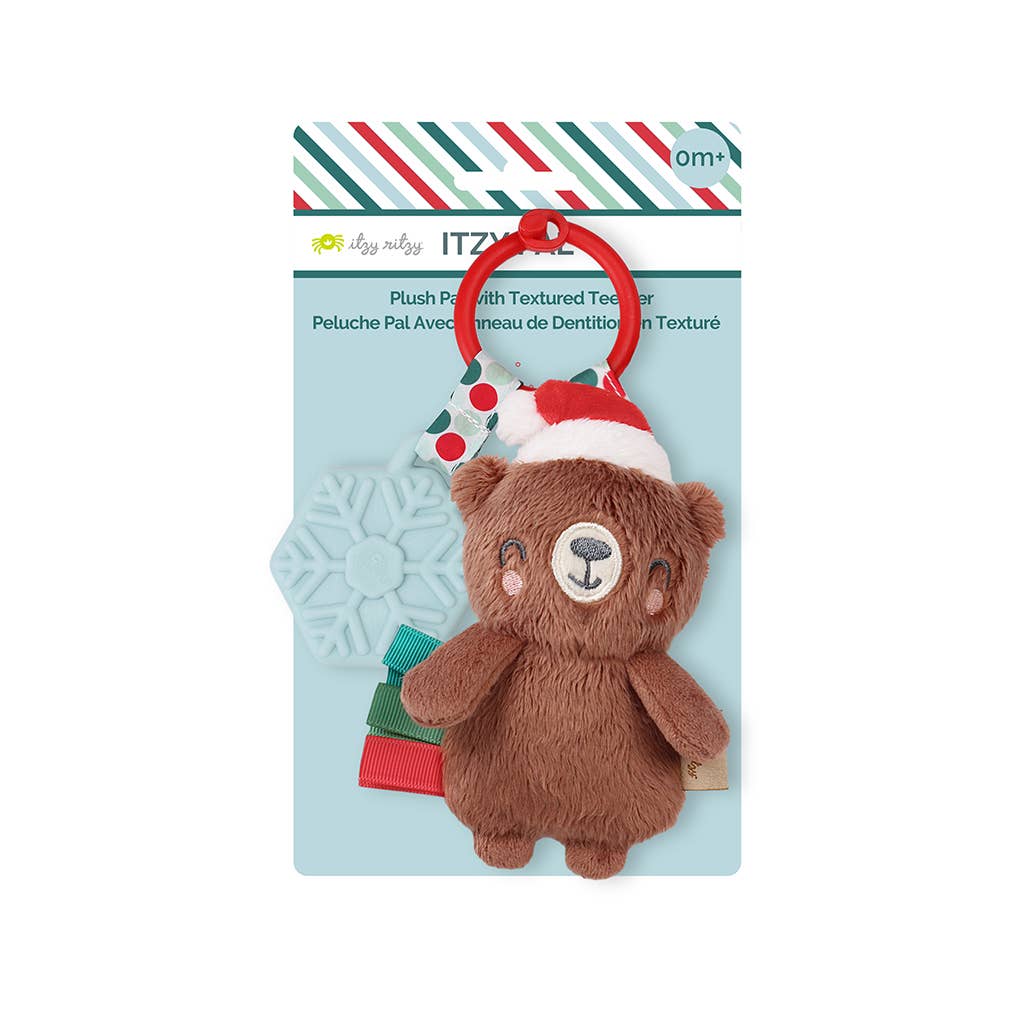 Holiday Itzy Pal™ Plush + Teether: Penguin