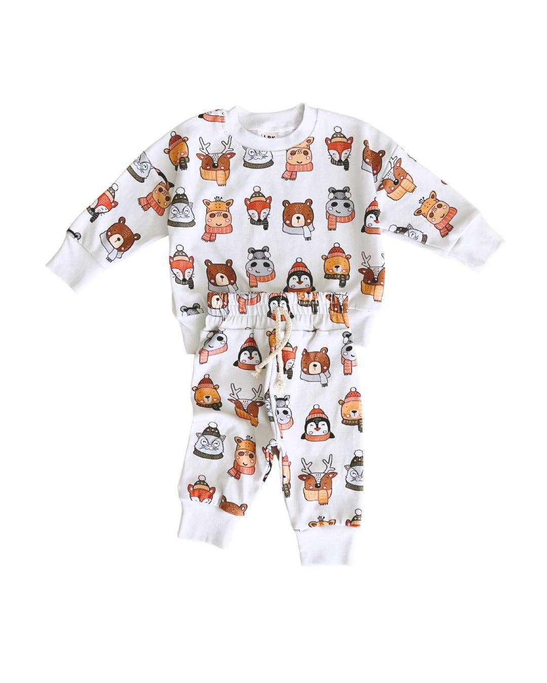 Lucky Panda Kids - Jogger Set Baby Kids | Cozy Pals: 2T