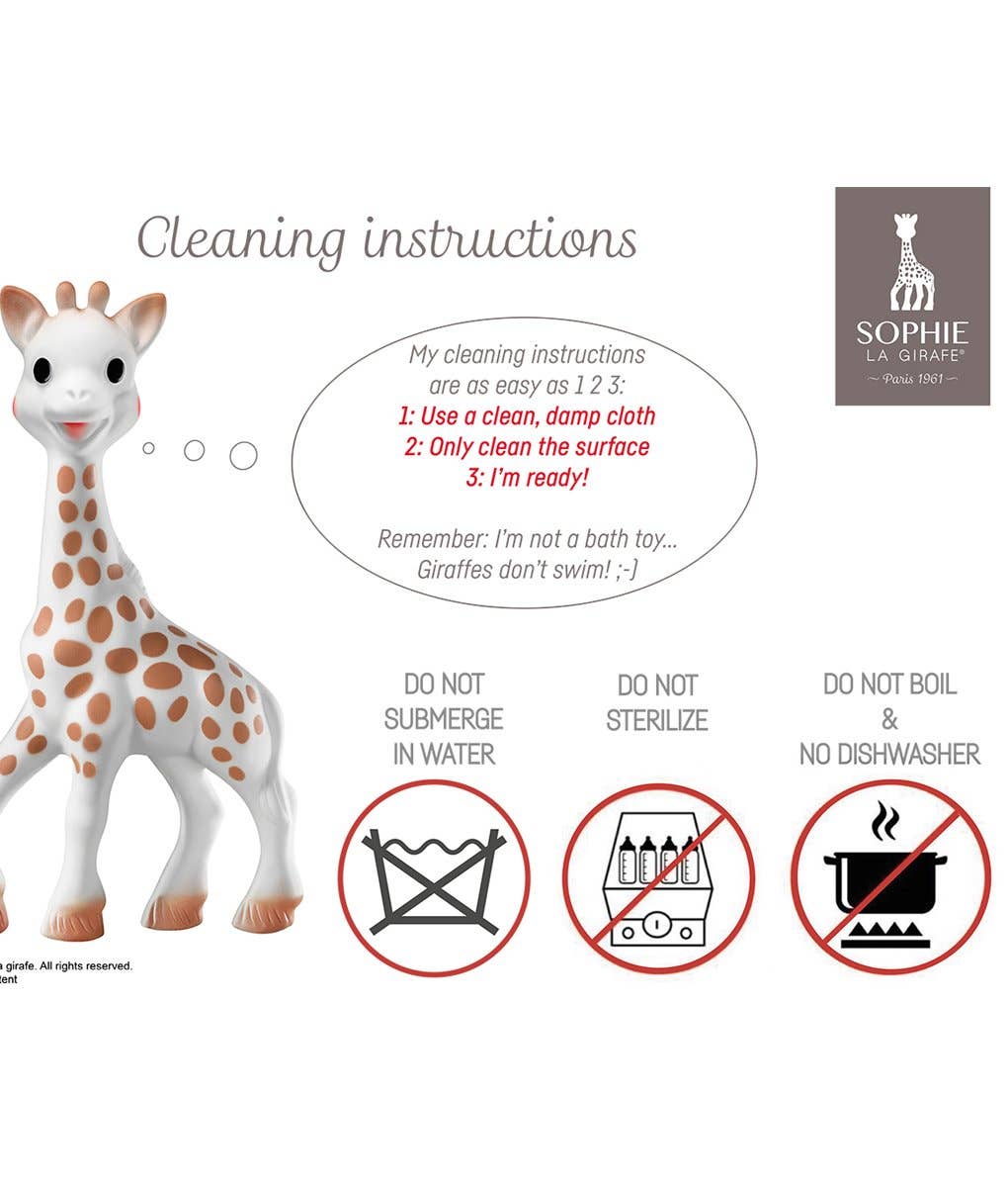 Sophie la Girafe by Calisson Toys. - Sophie La Girafe White Box- Classic