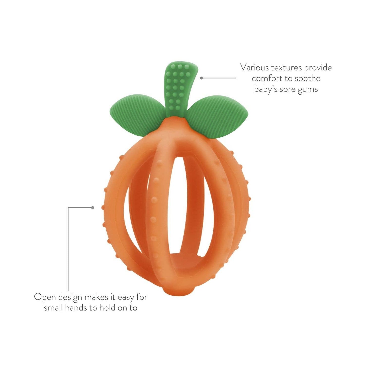 Itzy Ritzy - Bitzy Biter™ Teething Ball Baby Teether: Lemon