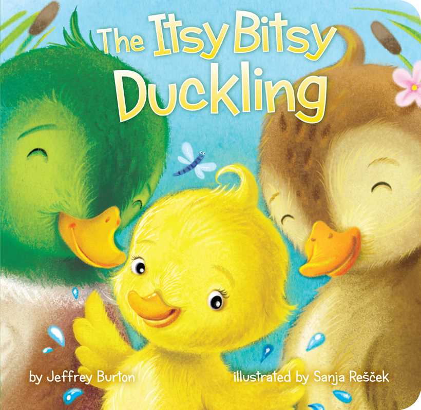 Simon & Schuster - Itsy Bitsy Duckling by Jeffrey Burton: Board Books; 16 pages / English