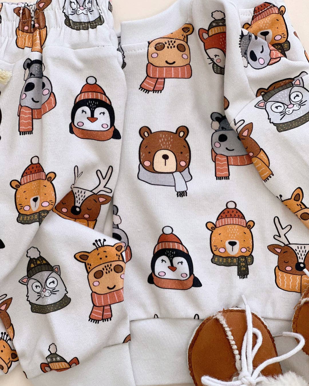 Lucky Panda Kids - Jogger Set Baby Kids | Cozy Pals: 2T