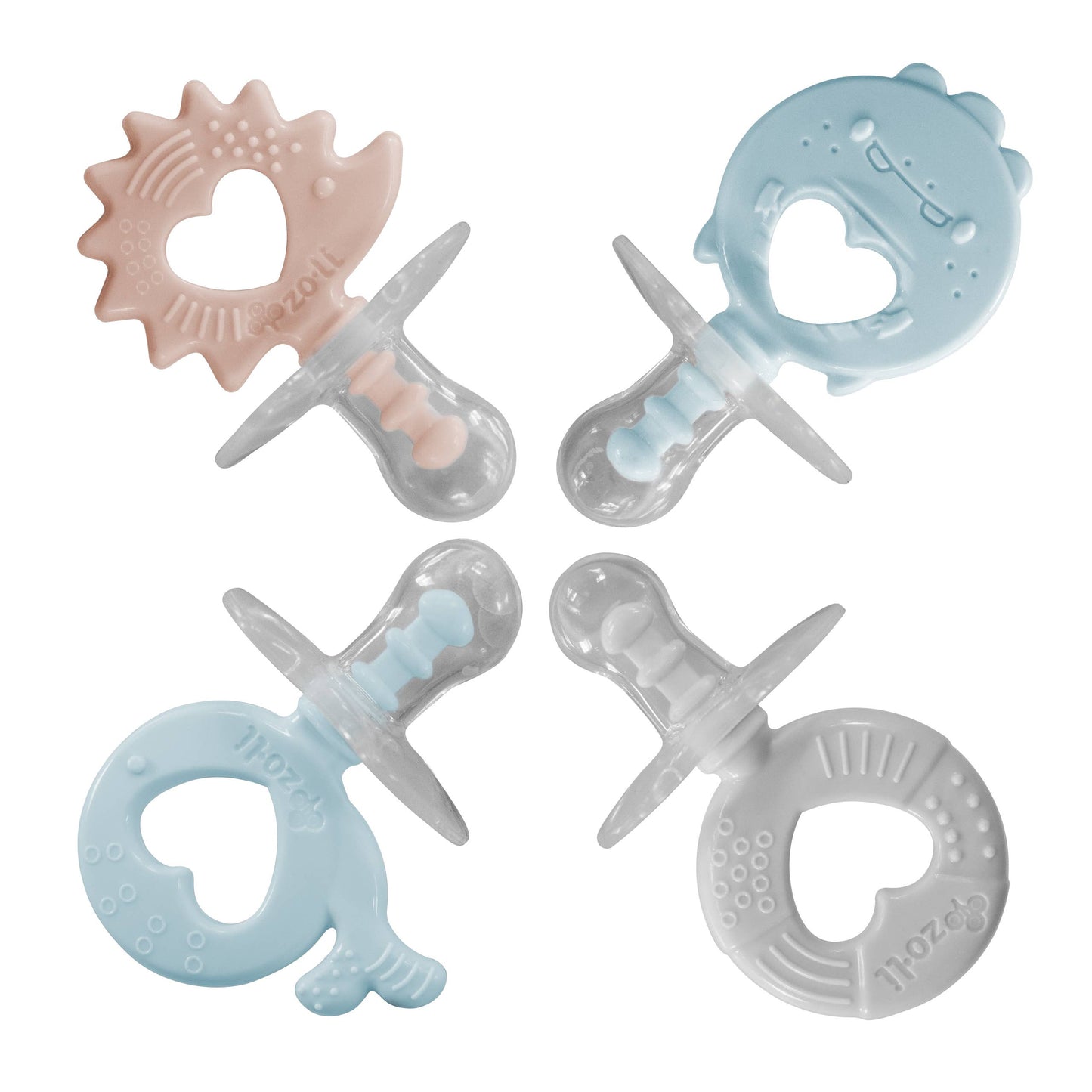 ZoLi - Binki T mist + ash starter kit - pacifier + teether combo