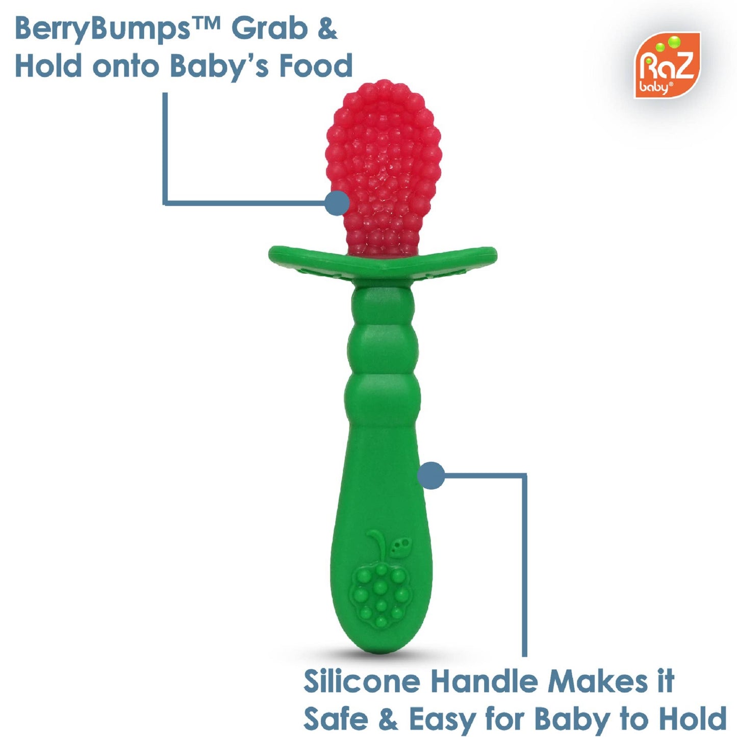RaZbaby - RaZberry Infant Training Spoon - 2PK