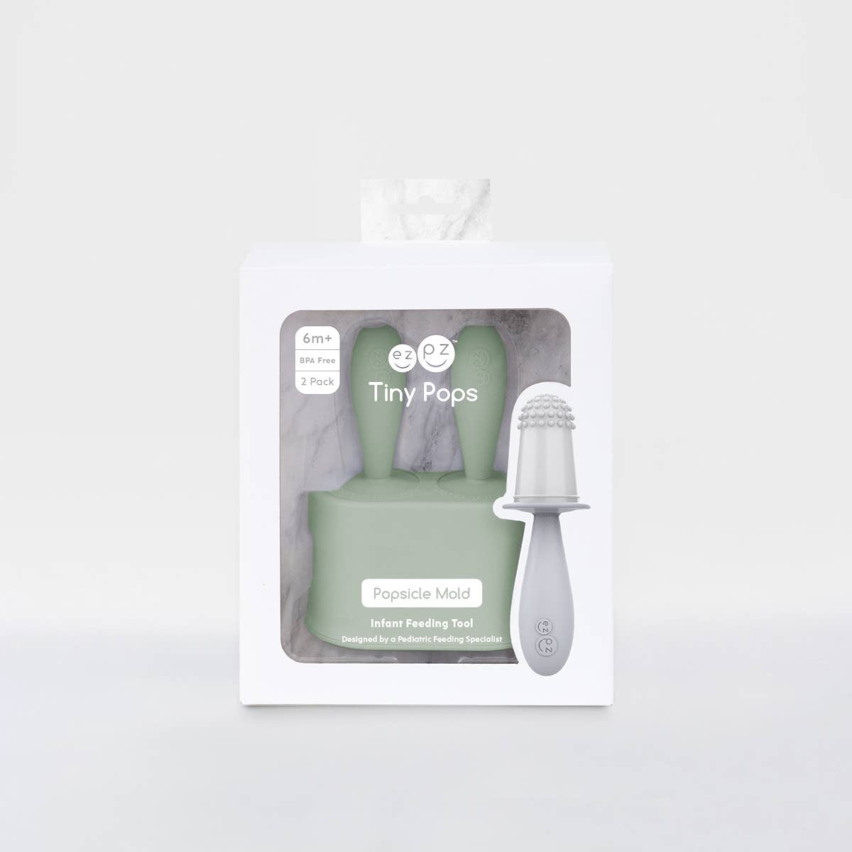 ezpz - Tiny Pops (Baby 4+ months): Sage