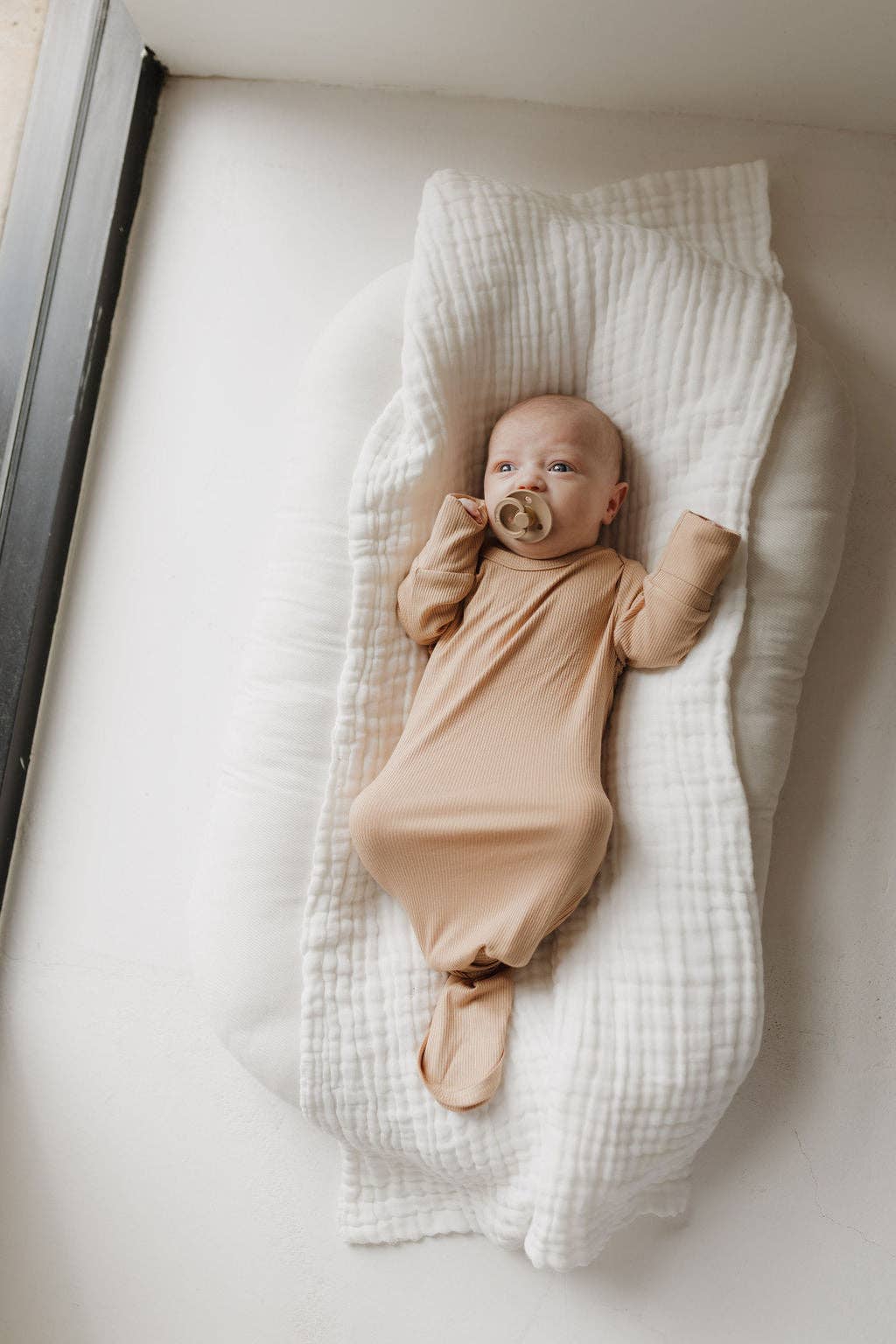 Forever French Baby - Bamboo Knotted Gown | Tawny