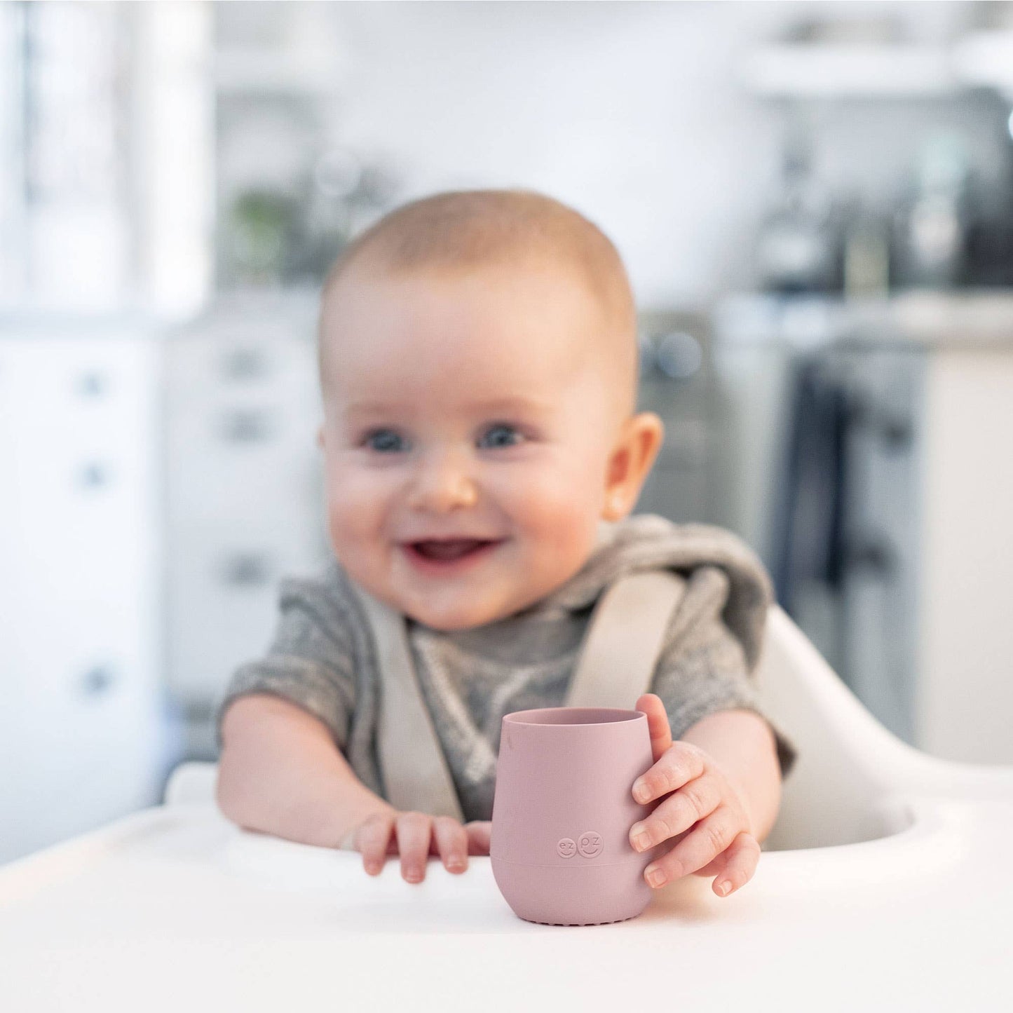 ezpz - Tiny Cup (Baby 4+ months): Pewter
