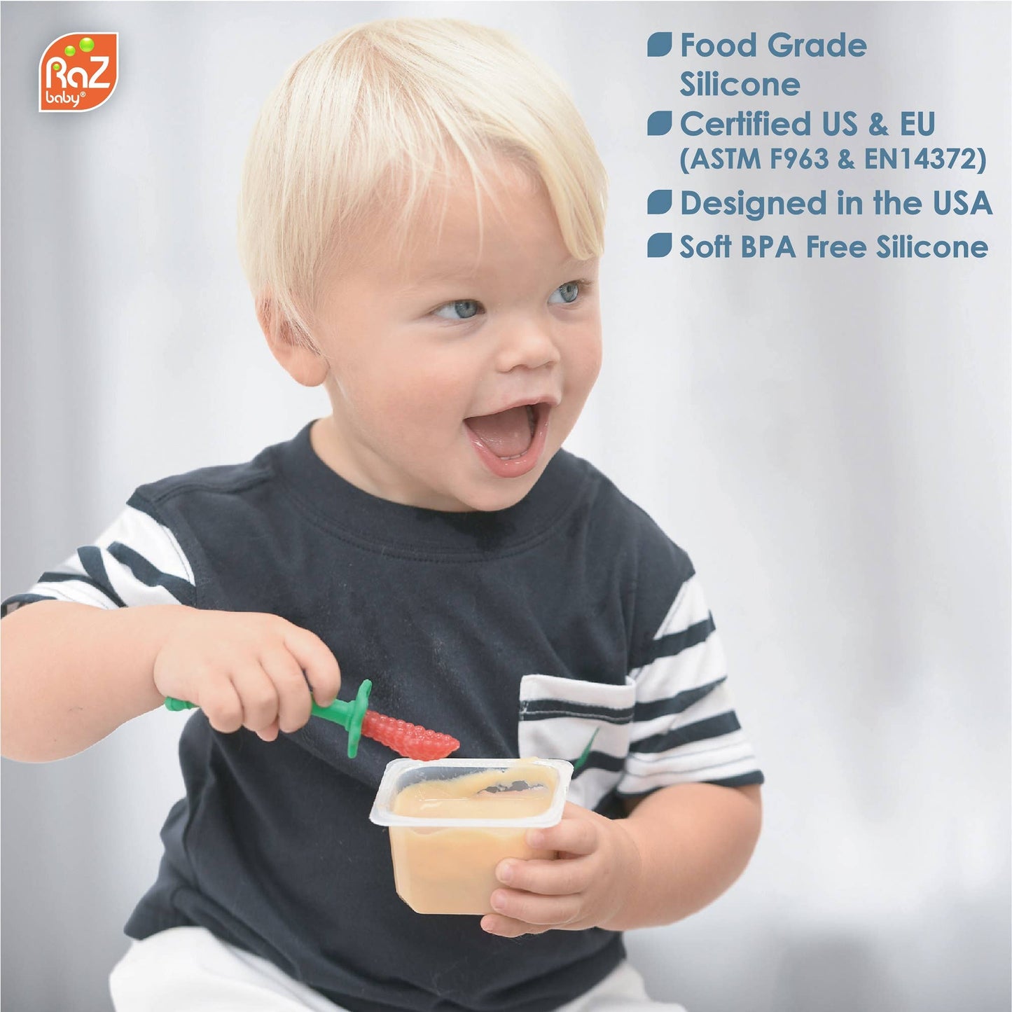 RaZbaby - RaZberry Infant Training Spoon - 2PK