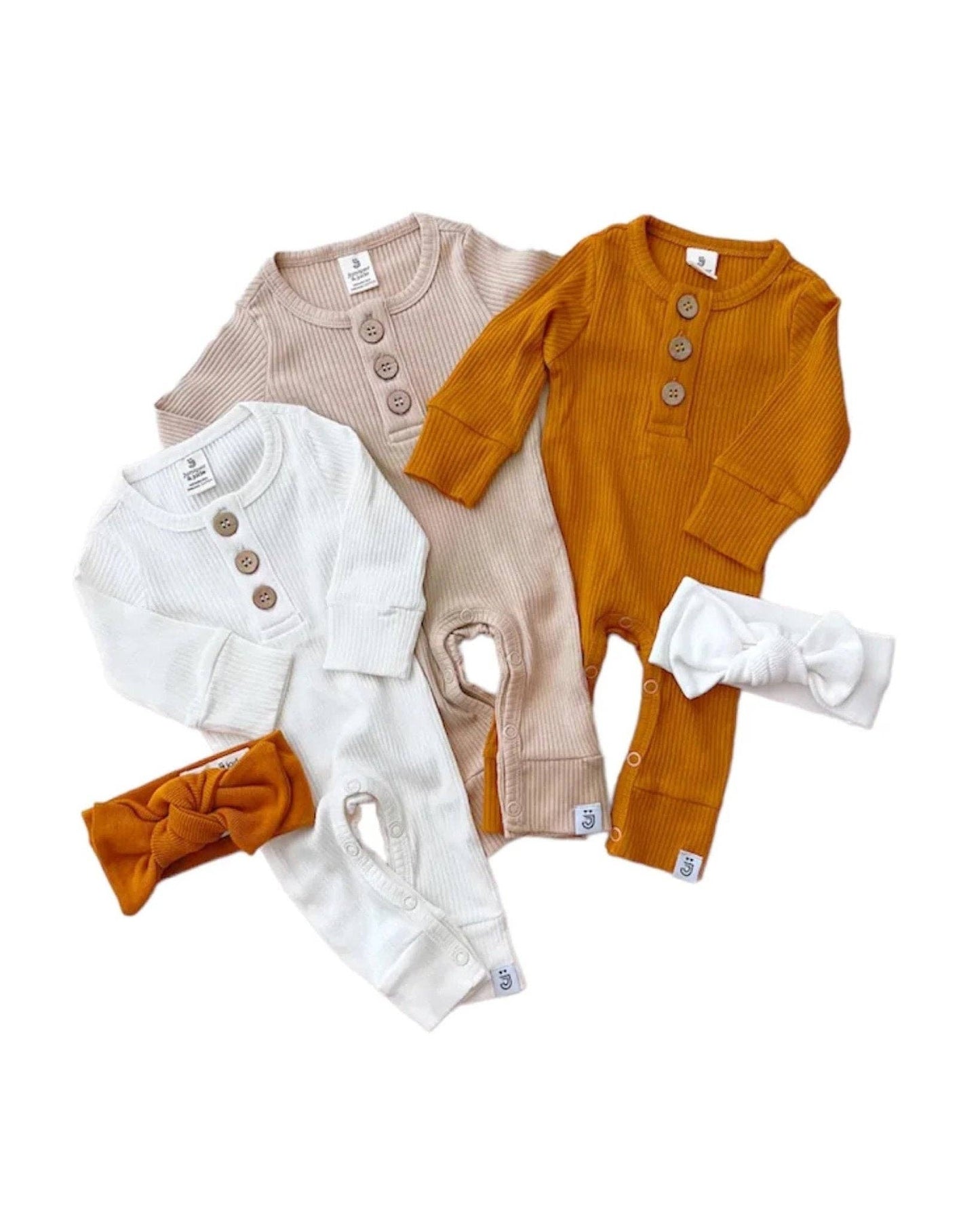 Lucky Panda Kids - Organic Jumpsuit | Milk: Newborn