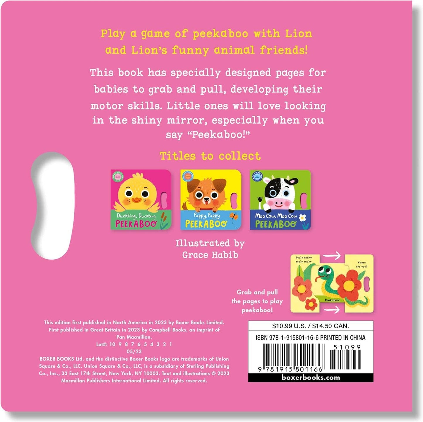 Lion, Lion Peekaboo (Peekaboo Grab-and-Pull Books)