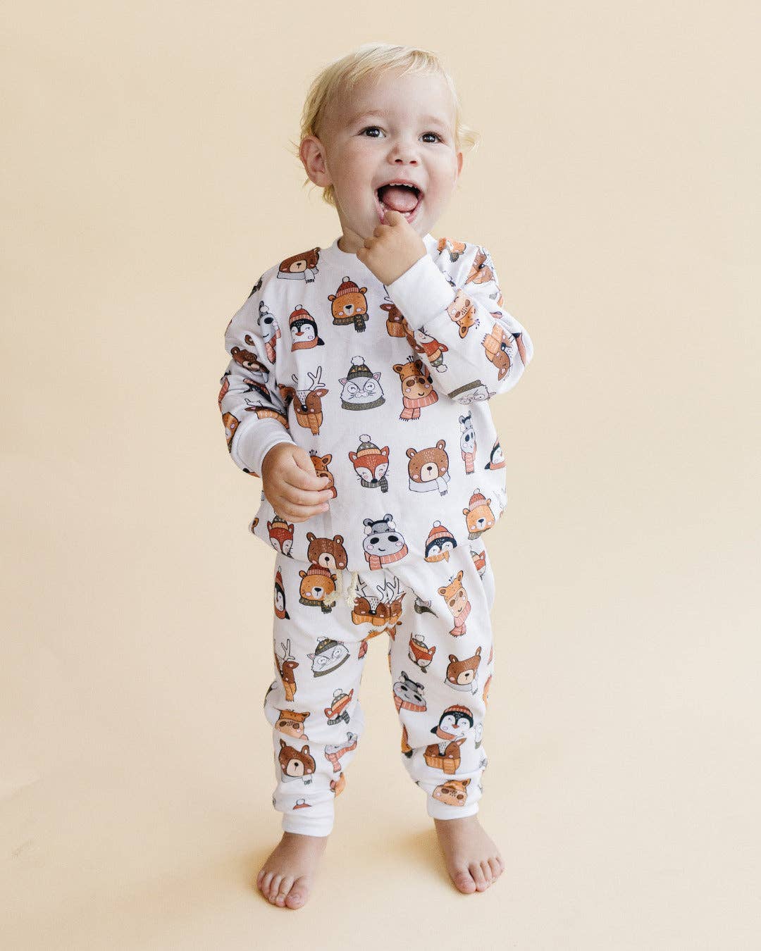 Lucky Panda Kids - Jogger Set Baby Kids | Cozy Pals: 2T