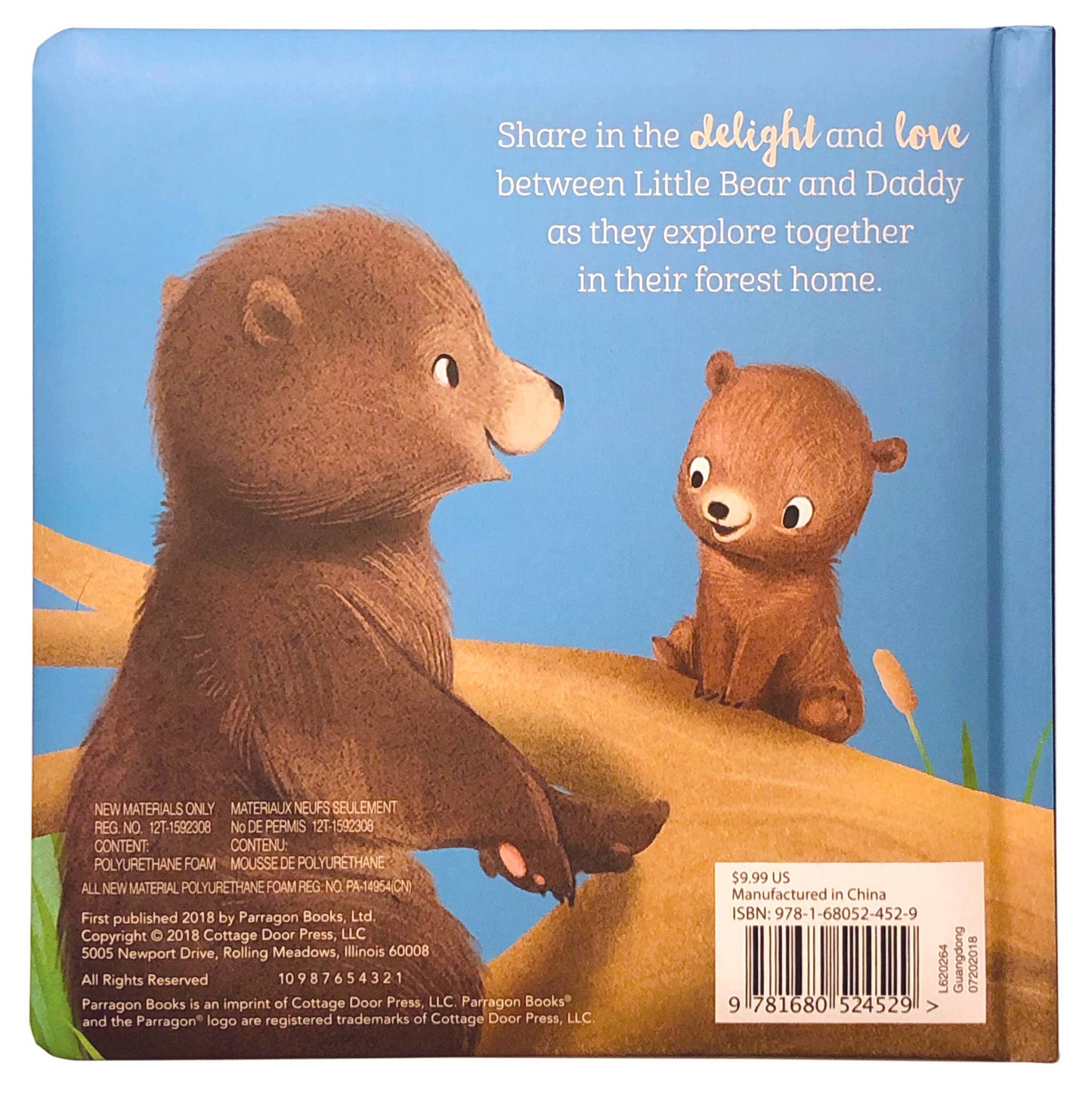 Cottage Door Press - Daddy and Me Keepsake Padded Board Book (Father's Day)