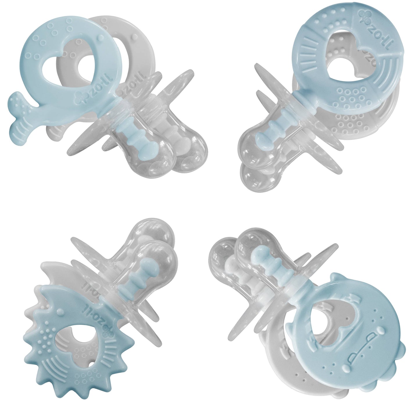 ZoLi - Binki T mist + ash starter kit - pacifier + teether combo