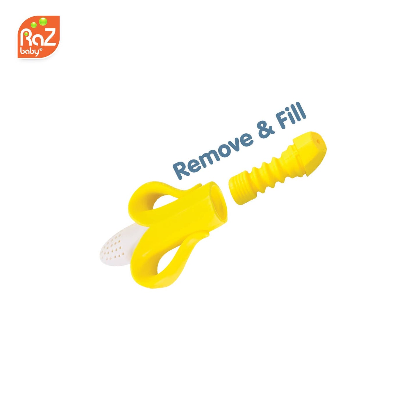 RaZbaby - Fruitique Feeder & Teether - Banana