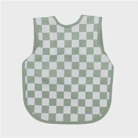 Bapronbaby Sage Checkerboard Bapron: Toddler (6m-3T)