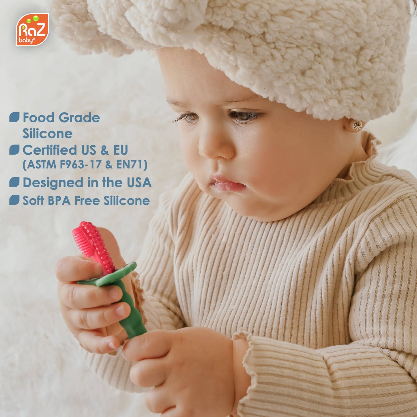RaZbaby - RaZberry Teething Toothbrush