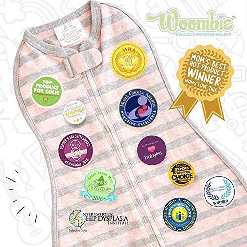 Woombie - The Tencel (Eucalyptus) Woombie Baby Swaddling Wrap: Celestial Blue