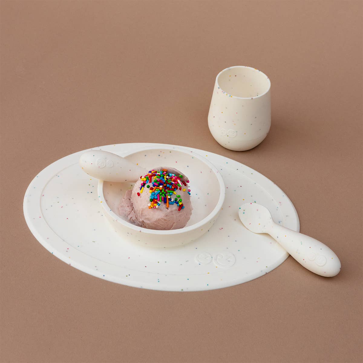 ezpz - First Foods Set (Baby 4+ months): Confetti