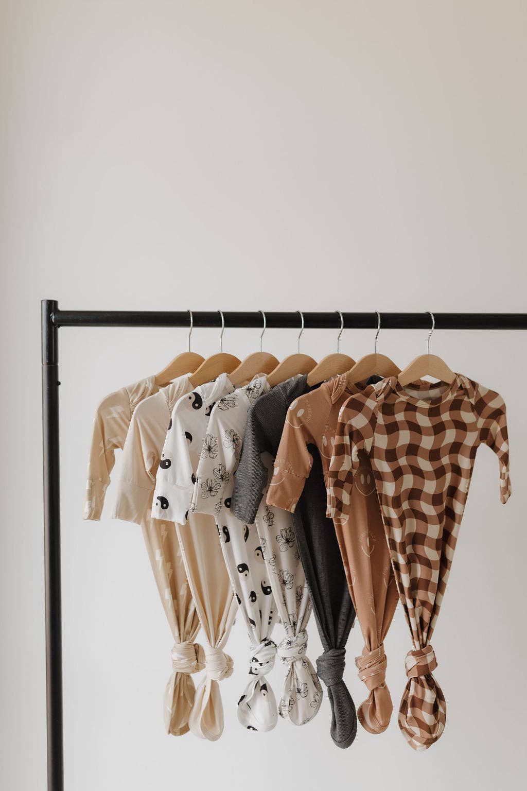 Forever French Baby - Bamboo Knotted Gown | Groovy Gingham