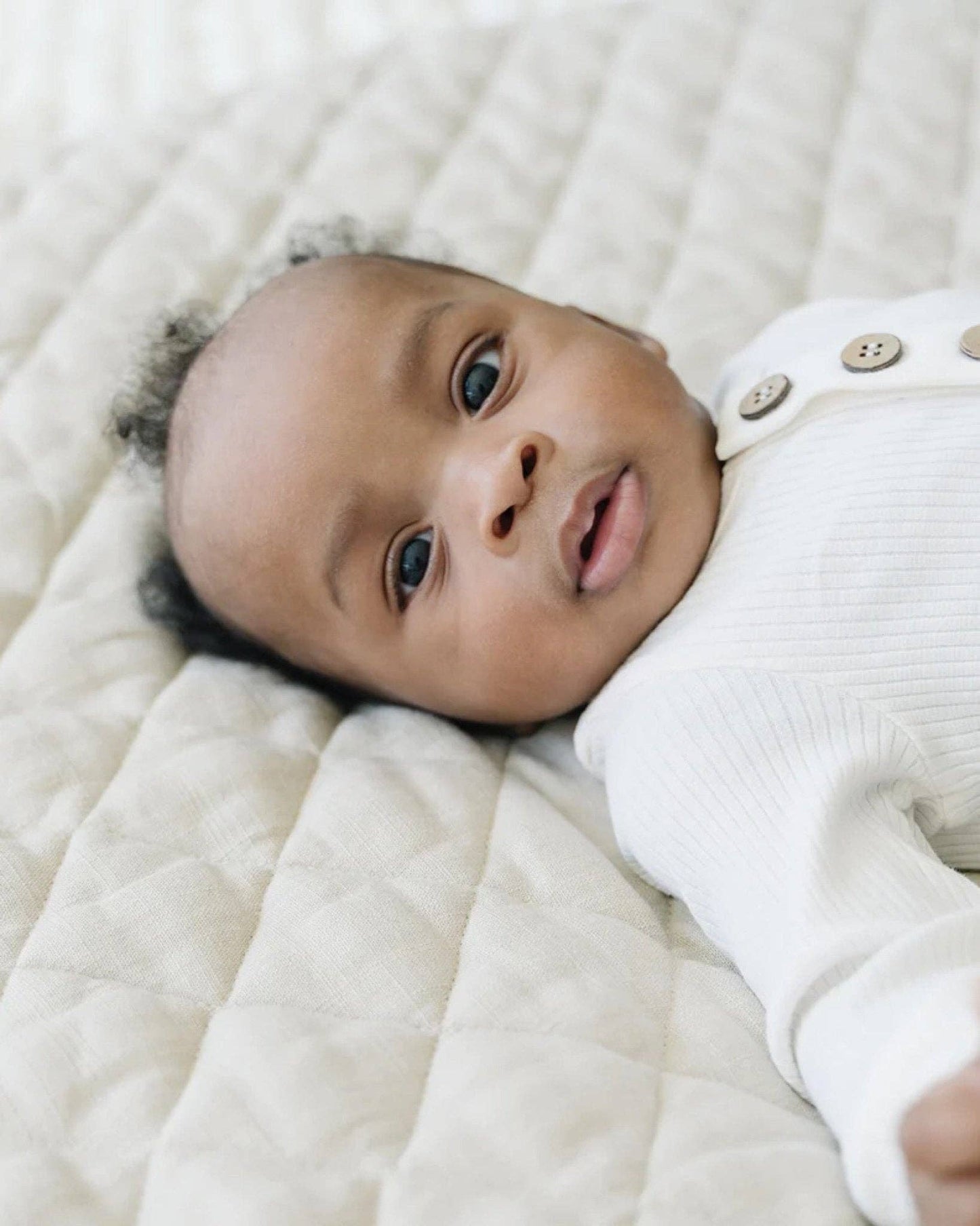Lucky Panda Kids - Organic Jumpsuit | Milk: Newborn
