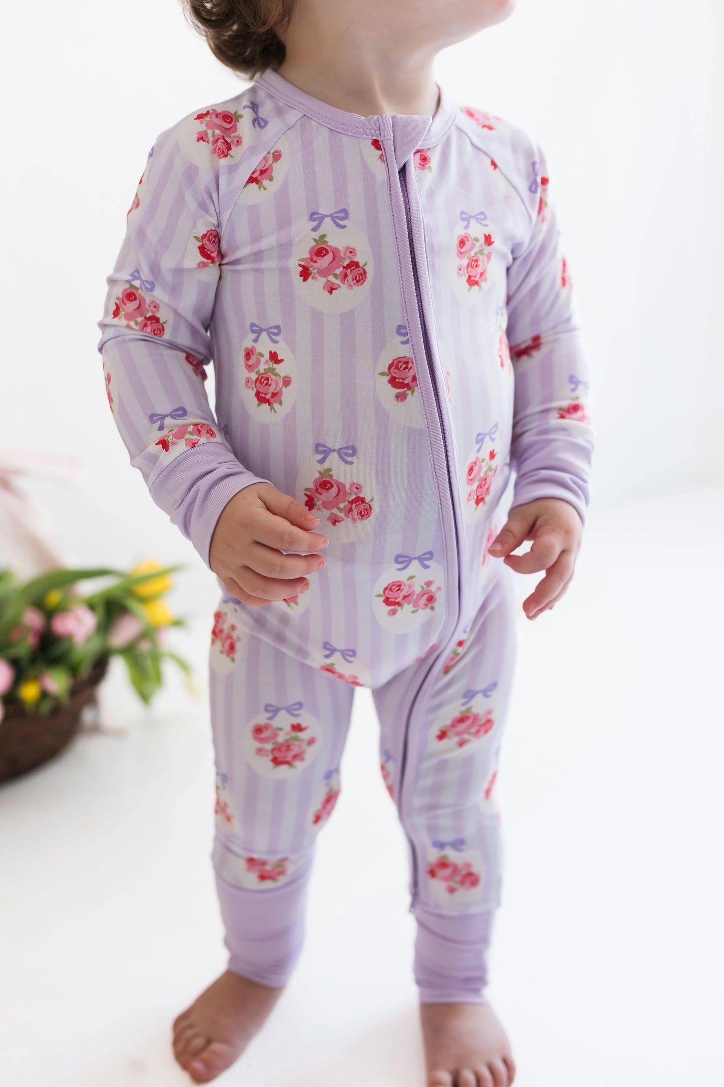 In My Jammers Petal Pop Zipper Romper