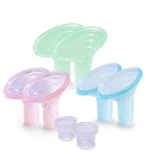 Pumpin' Pal Angled Breast Pump Flanges Small Set