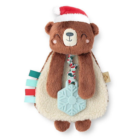 Holiday Itzy Loveyâ„¢ Plush + Teether Toy: Bear
