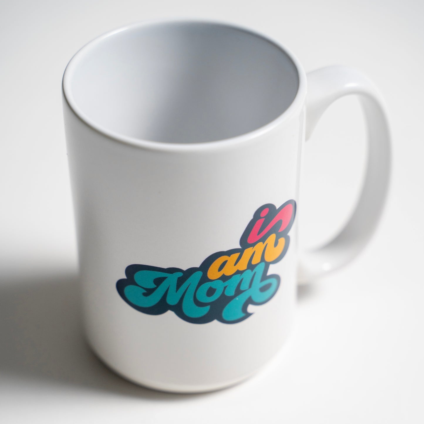 Groovy "i am mom" Coffee Mug