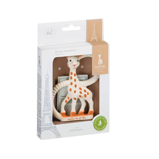 Sophie la Girafe by Calisson Toys. - Sophie la girafe Teething Ring (white box)