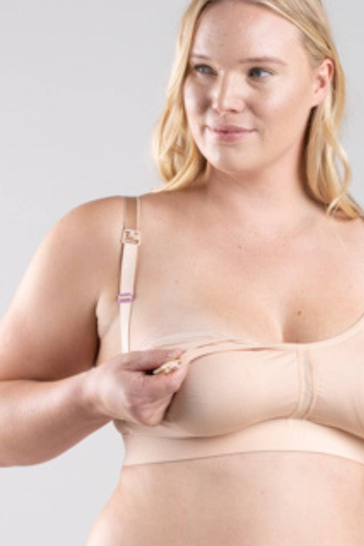Simple Wishes - SuperMom™ Breeze Nursing And Pumping Bralette | Sunkissed Rose: Sunkissed Rose / Medium