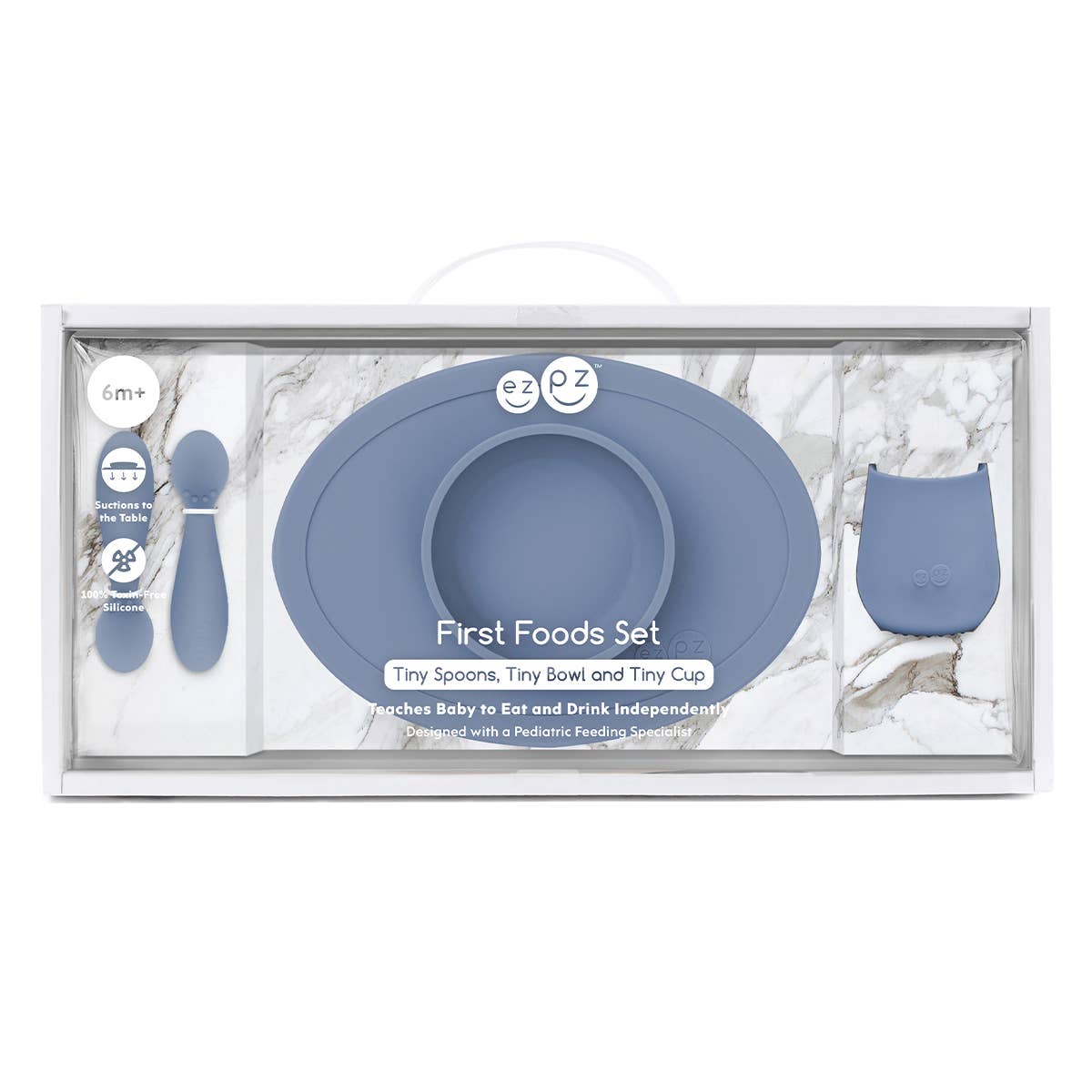 ezpz - First Foods Set (Baby 4+ months): Confetti