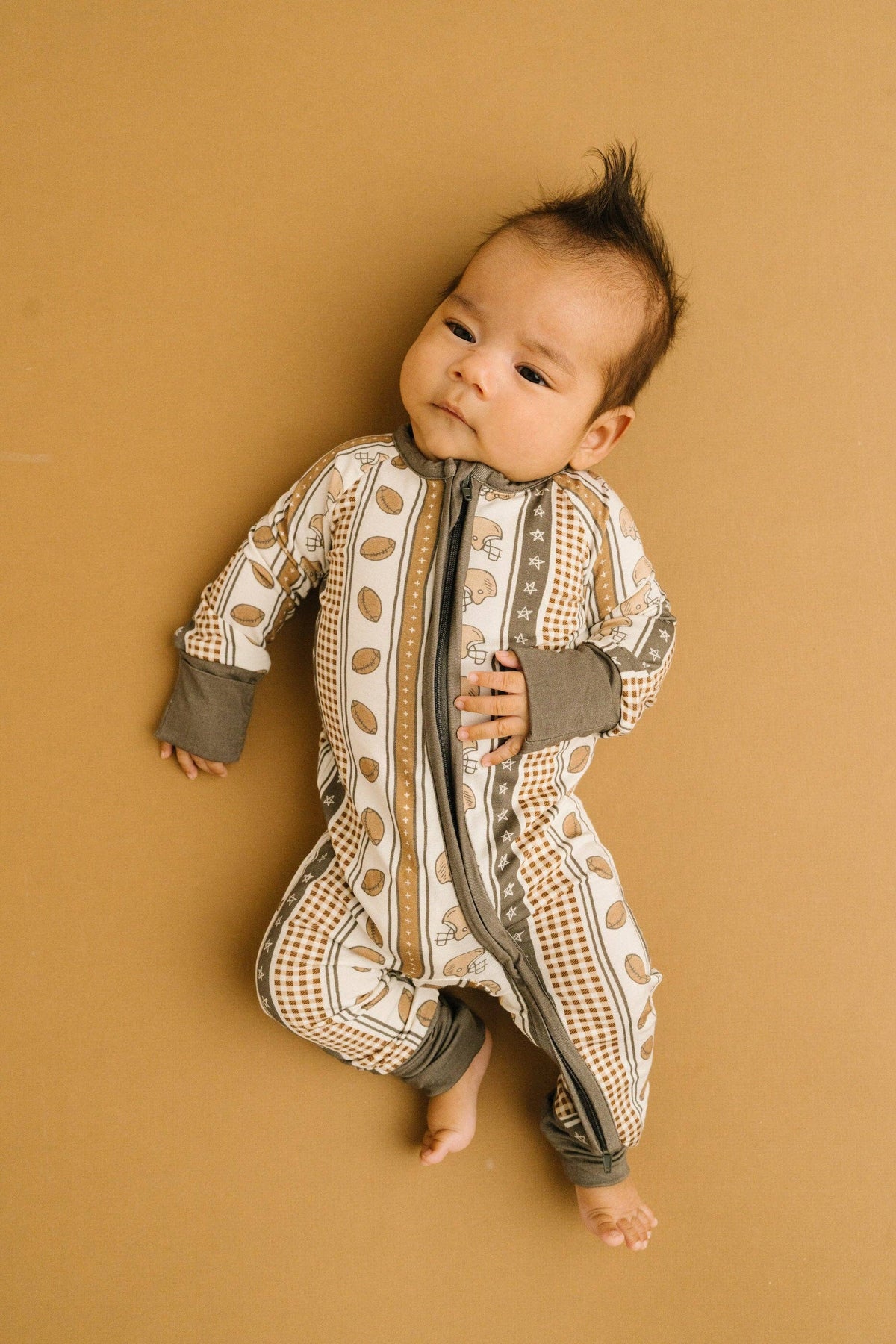 Little One Shop - Touchdown Stripe Bamboo Sleeper