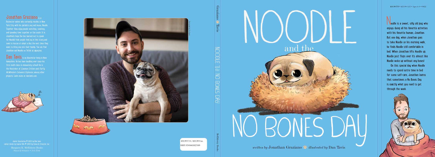 Simon & Schuster - Noodle and the No Bones Day by Jonathan Graziano: Hardcover; 32 pages / English