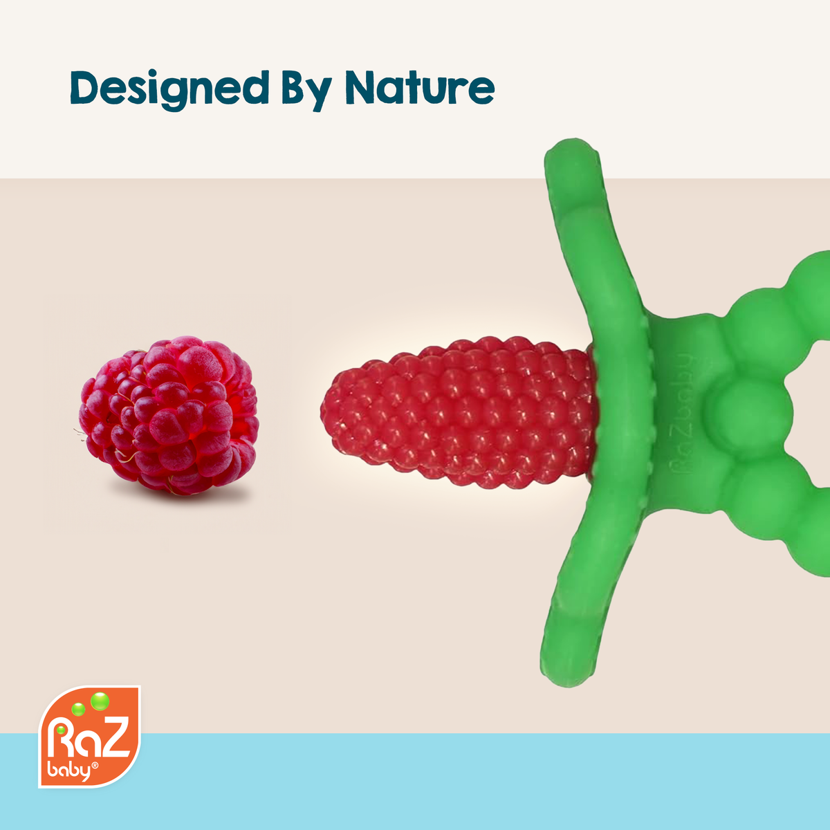 RaZbaby - RaZberry Silicone Teether Plus: Red