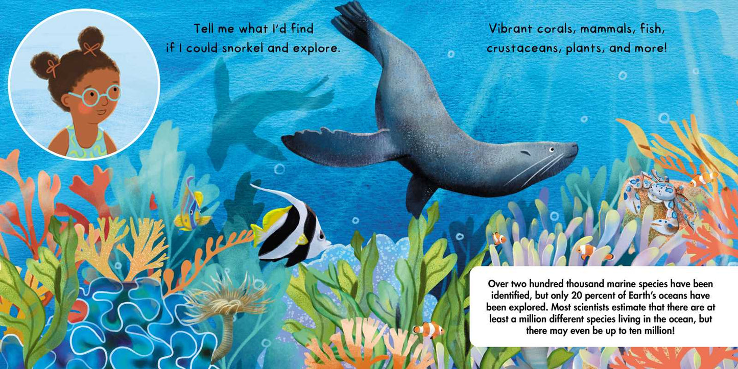 Simon & Schuster - Tell Me About Oceans by Lisa Varchol Perron: Board Books; 22 pages / English