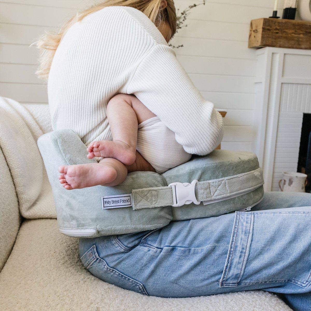 My Brest Friend - Super Deluxe Nursing Pillow: Dusty Rose Super Deluxe