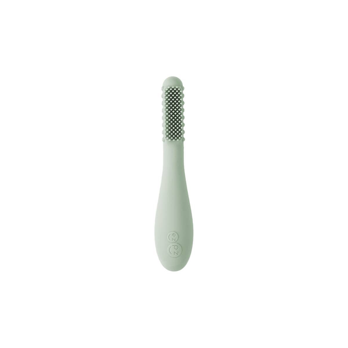 ezpz - Baby-Led™ Toothbrush (Baby 3+ months): Pewter