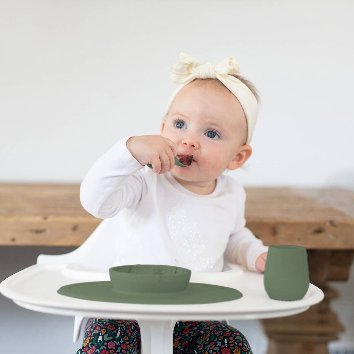 ezpz - First Foods Set (Baby 4+ months): Confetti