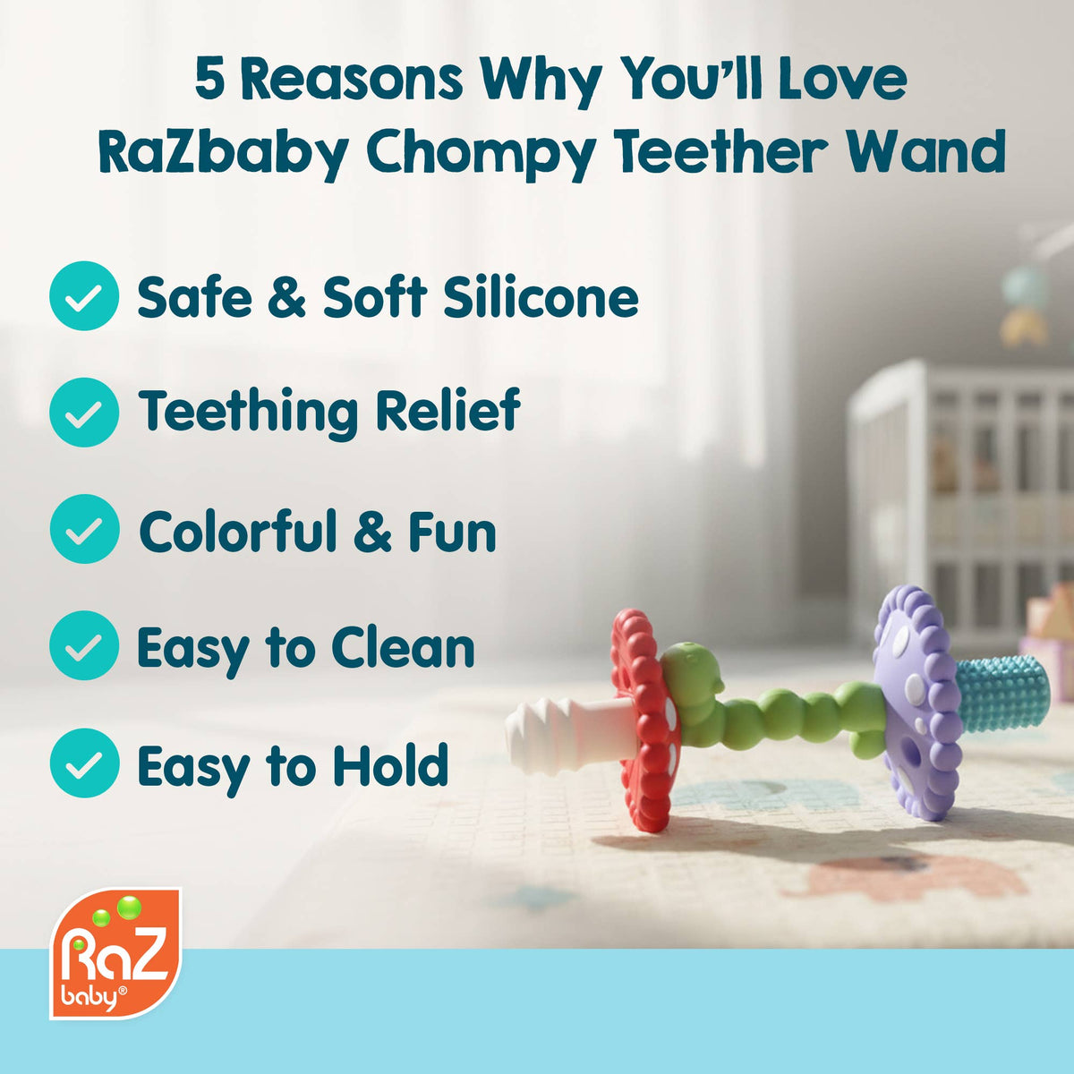 RaZbaby - Chompy Wand Teether