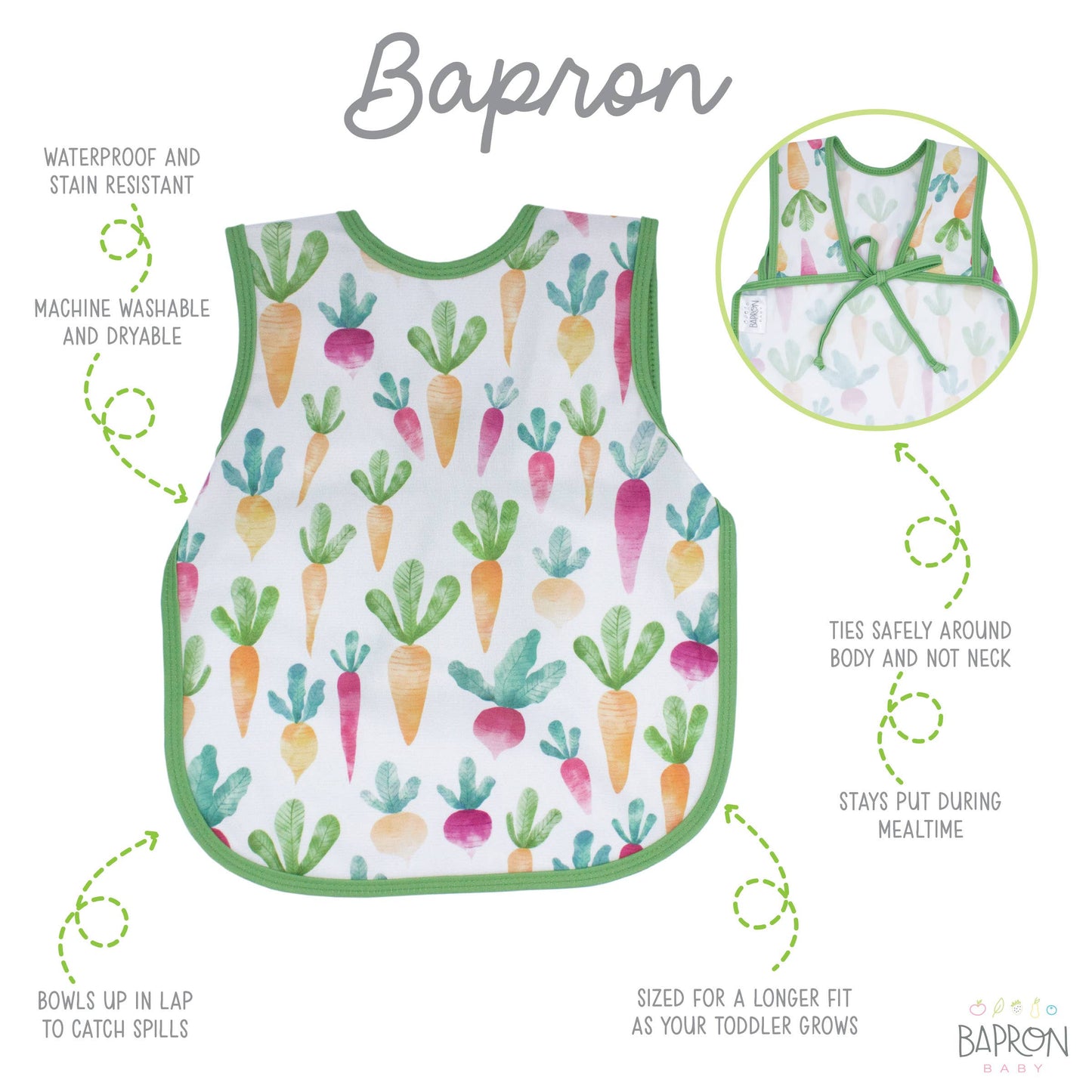 BapronBaby - Farm Produce Bapron: Toddler (6m-3T)