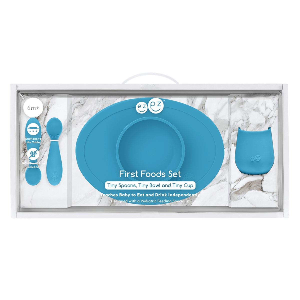 ezpz - First Foods Set (Baby 4+ months): Confetti