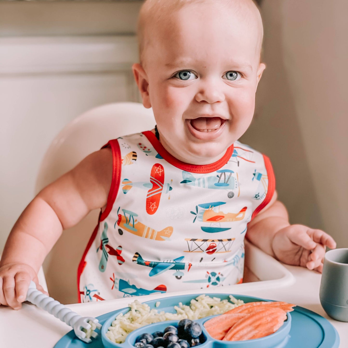 BapronBaby - Retro Airplanes Bapron: Toddler (6m-3T)