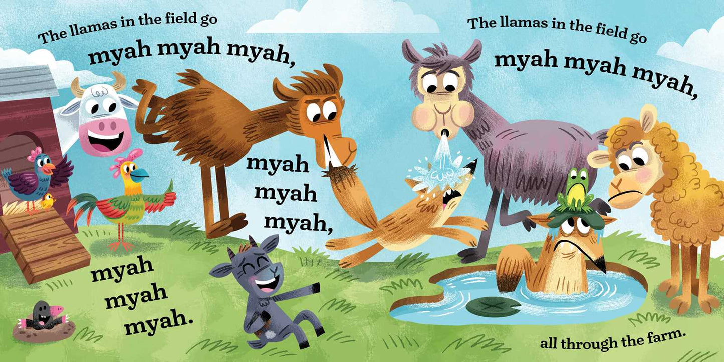 Simon & Schuster - Llamas in the Field by Aly Fronis: Board Books; 16 pages / English