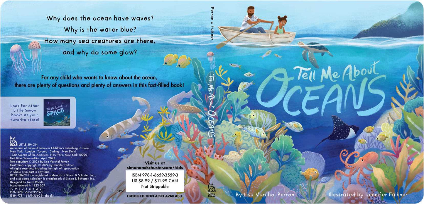 Simon & Schuster - Tell Me About Oceans by Lisa Varchol Perron: Board Books; 22 pages / English