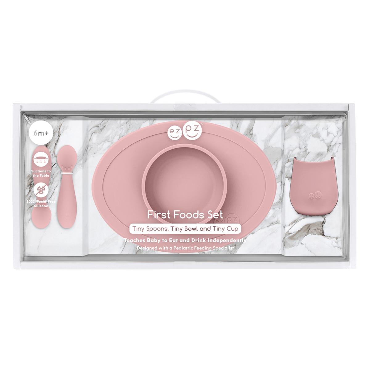 ezpz - First Foods Set (Baby 4+ months): Confetti