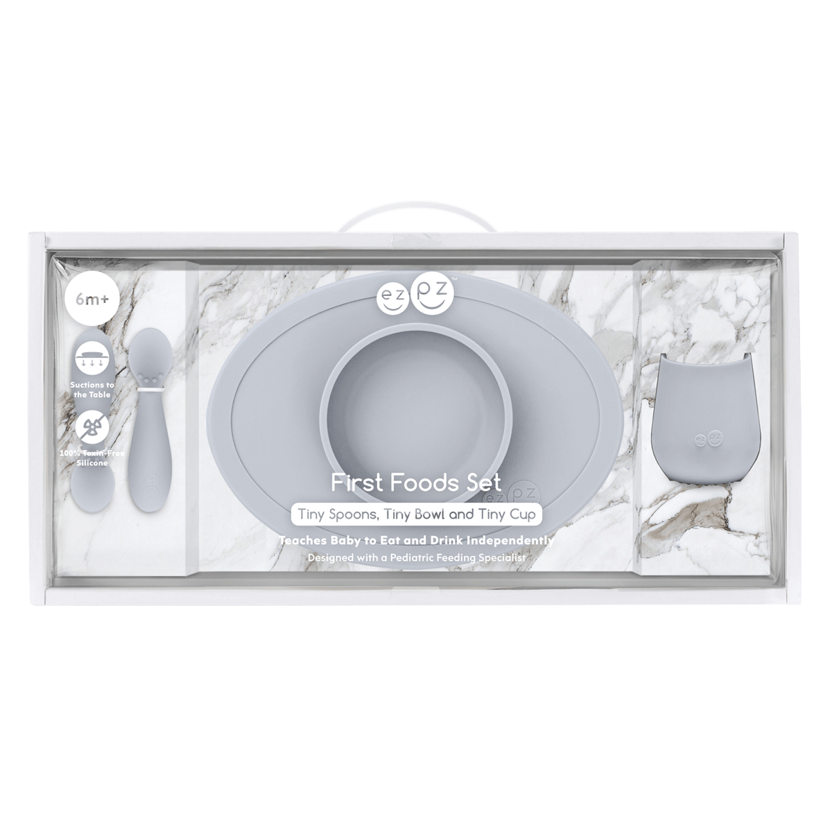 ezpz - First Foods Set (Baby 4+ months): Confetti
