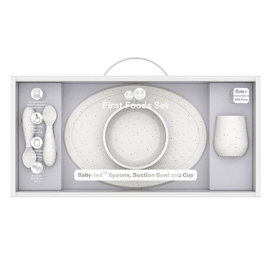ezpz - First Foods Set (Baby 4+ months): Confetti