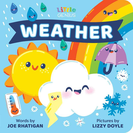 Simon & Schuster - Little Genius Weather by Joe Rhatigan: Board Books; 24 pages / English
