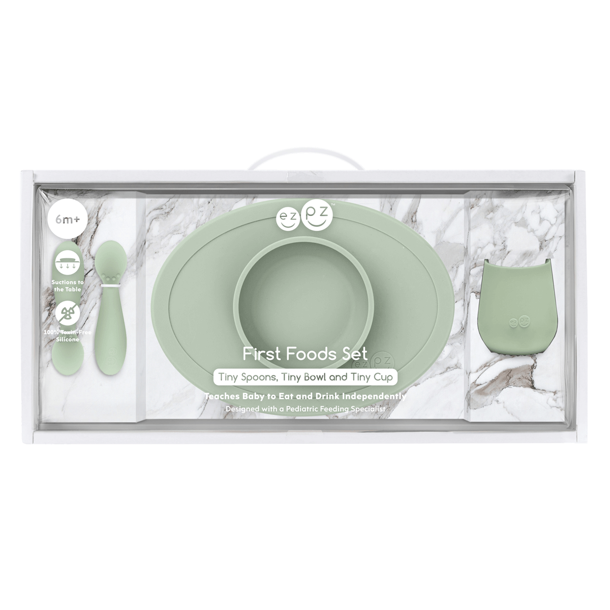 ezpz - First Foods Set (Baby 4+ months): Confetti