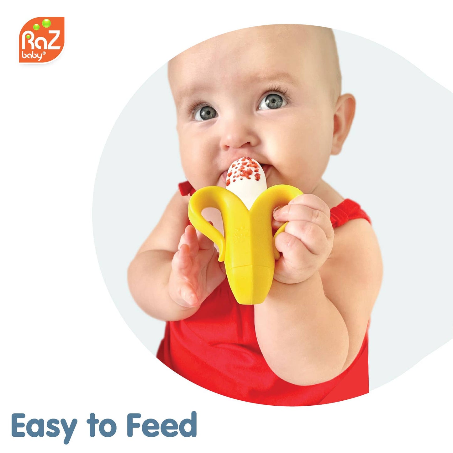 RaZbaby - Fruitique Feeder & Teether - Banana